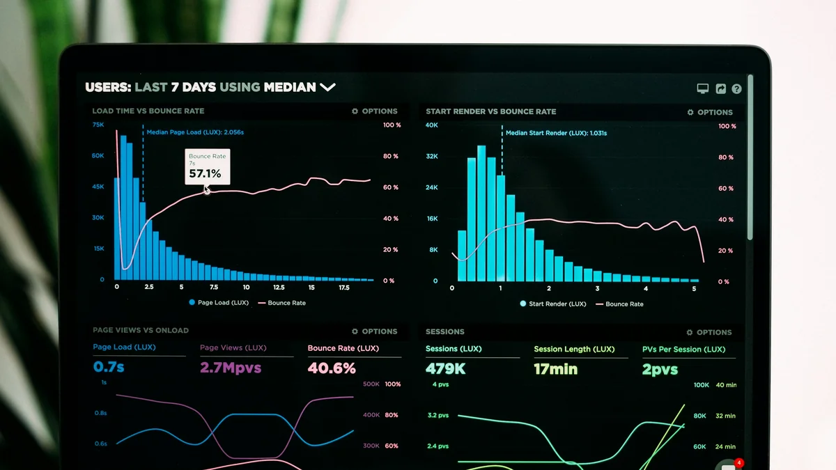 Dashboard de análisis SEO mostrando errores comunes en webs de pequeñas empresas